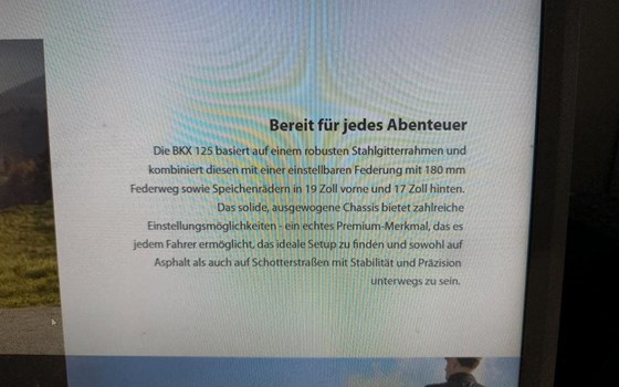 Neufahrzeug Benelli BKX 125 - Bild 17