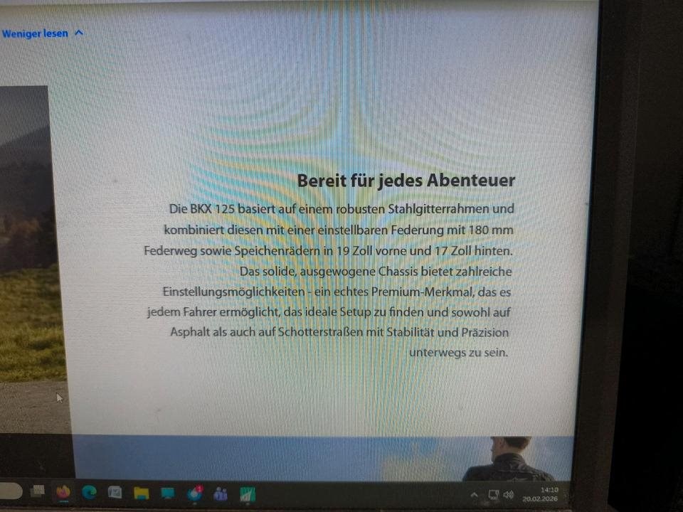 Angebot Benelli BKX 125