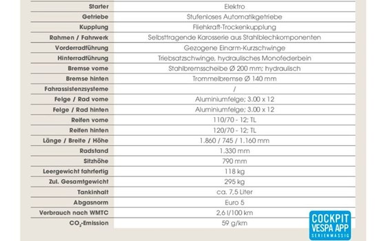 Neufahrzeug Vespa Primavera Tech 50 - Bild 2