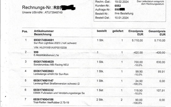 Gebrauchtmotorrad Sur-Ron Light Bee L1e - Bild 10