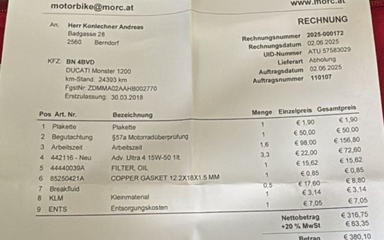 Gebrauchtmotorrad Ducati Monster 1200 - Bild 28