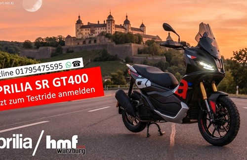 Neumotorrad Aprilia SR GT 400