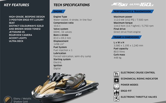 Neufahrzeug Kawasaki Ultra 160LX - Bild 6