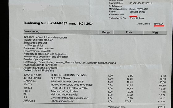 Gebrauchtmotorrad Suzuki SV650 - Bild 8