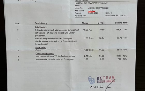 Gebrauchtmotorrad Suzuki SV650 - Bild 9