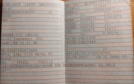 Gebrauchtmotorrad Suzuki Address 110 - Bild 3