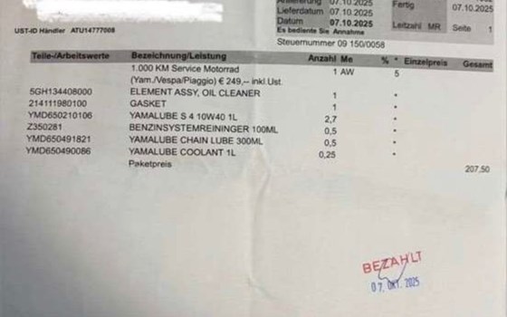 Gebrauchtmotorrad Yamaha MT-07 - Bild 8