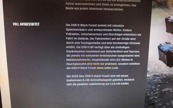 Neufahrzeug Zero DSR/X - Bild 11