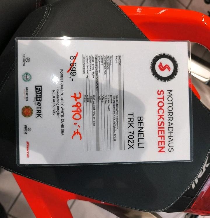 Angebot Benelli TRK 702 X