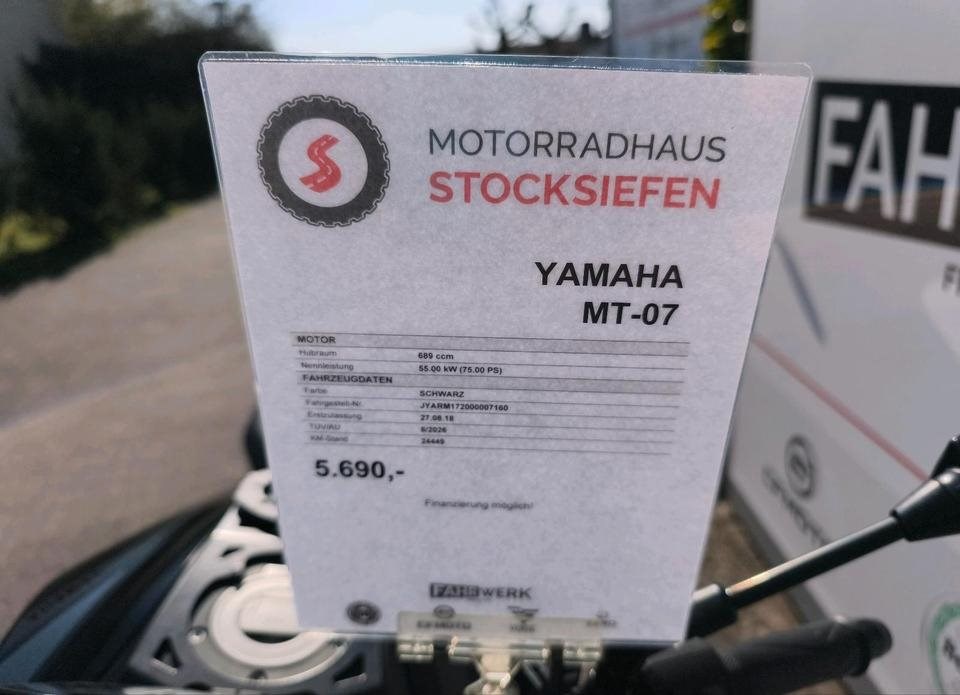 Angebot Yamaha MT-07