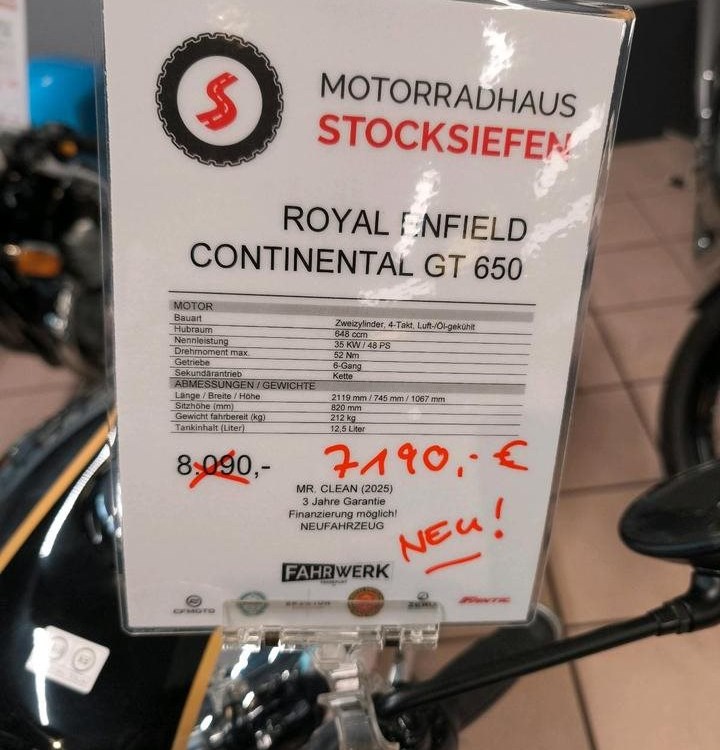 Angebot Royal Enfield Continental GT