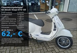 Neumotorrad Vespa GTS 125 Supertech iGET