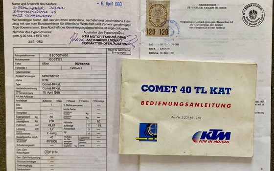 Gebrauchtmotorrad KTM Comet 40 TL KAT - Bild 6