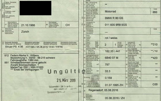 Motorrad Occasion BMW R 80 GS - Bild 21