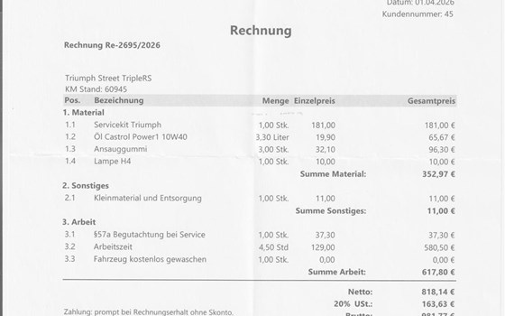 Gebrauchtmotorrad Triumph Street Triple RS - Bild 8