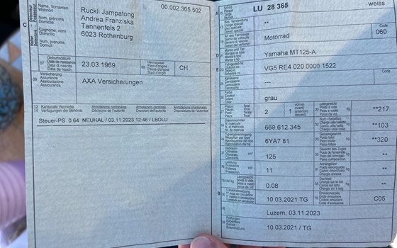 Motorrad Occasion Yamaha MT-125 - Bild 9