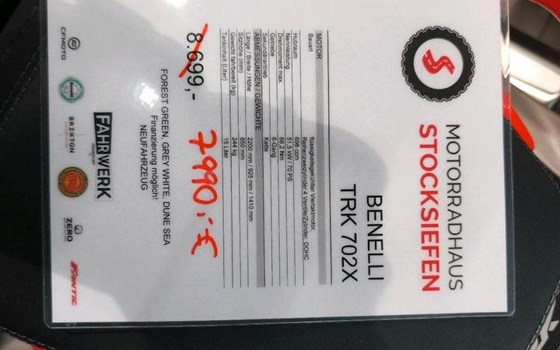 Neufahrzeug Benelli TRK 702 X - Bild 12