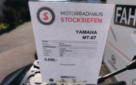 Gebrauchtmotorrad Yamaha MT-07 - Bild 7