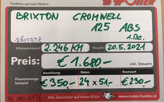 Gebrauchtmotorrad Brixton Cromwell 125 - Bild 13