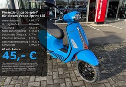 Neumotorrad Vespa Sprint 125 i.e. 3V