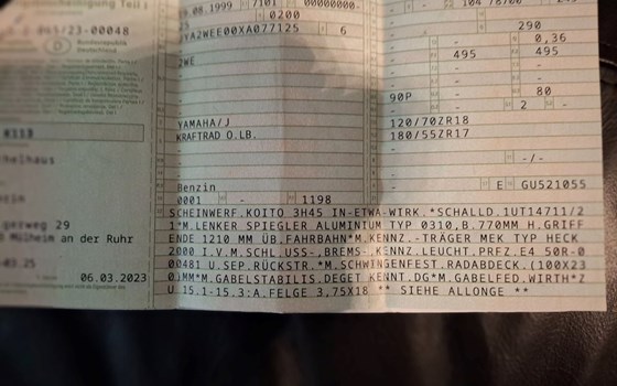 Gebrauchtmotorrad Yamaha V-MAX - Bild 1