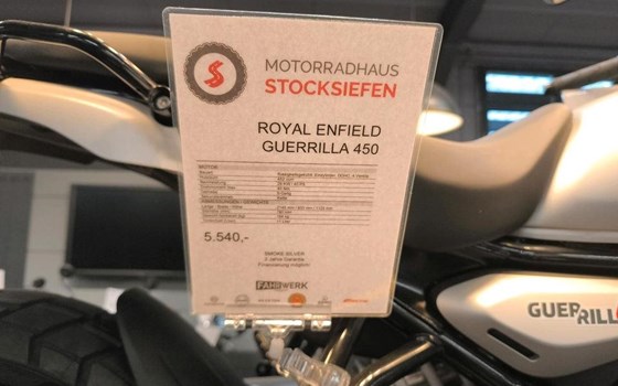 Neufahrzeug Royal Enfield Guerrilla 450 - Bild 6