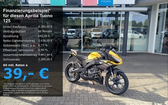 Neufahrzeug Aprilia Tuono 125 - Bild 1