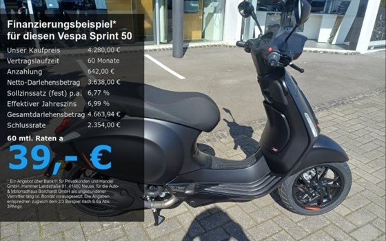 Neufahrzeug Vespa Sprint 50 2T - Bild 1