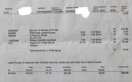 Gebrauchtmotorrad Vespa GTS 300 hpe Super Sport - Bild 26