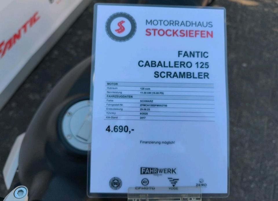 Angebot Fantic Caballero Scrambler 125