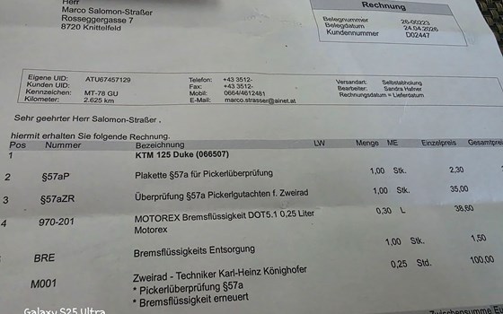 Gebrauchtmotorrad KTM 125 Duke - Bild 7