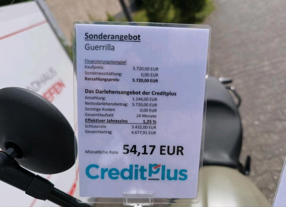 Angebot Royal Enfield Guerrilla 450