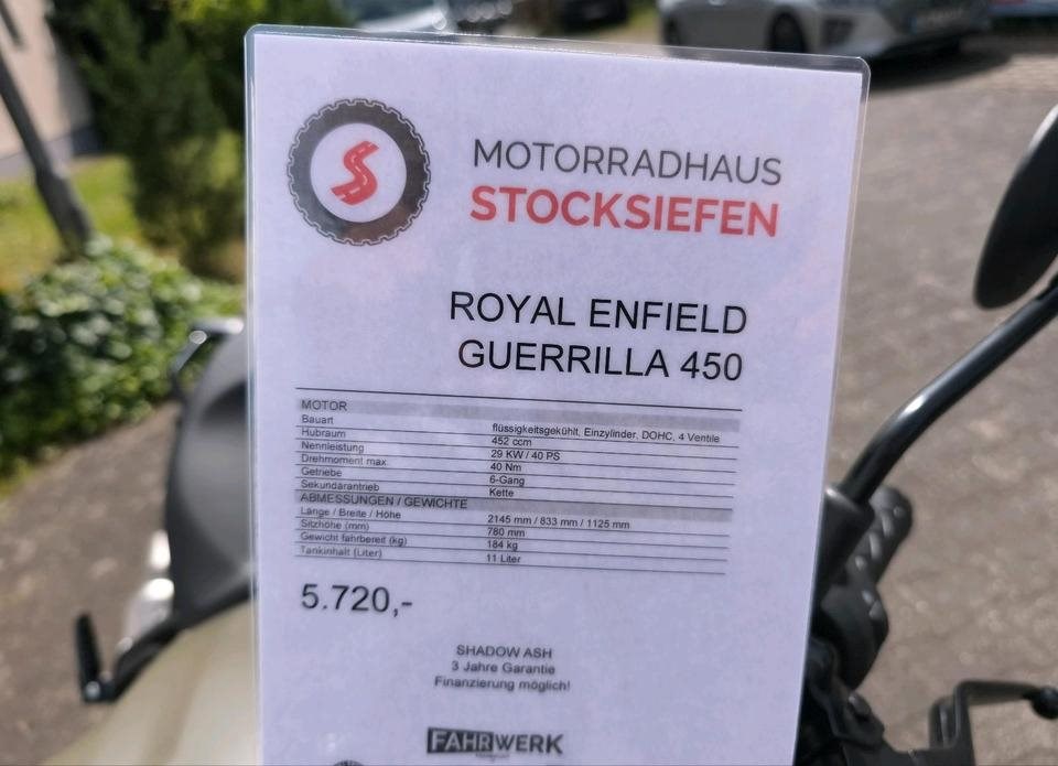 Angebot Royal Enfield Guerrilla 450