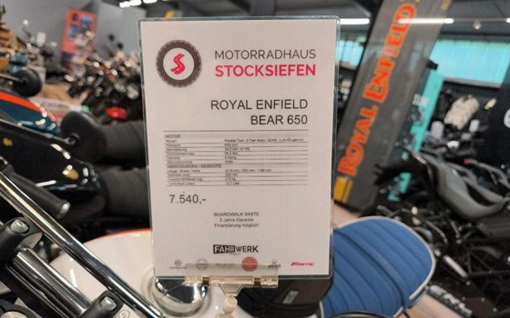 Neufahrzeug Royal Enfield Bear 650 - Bild 8