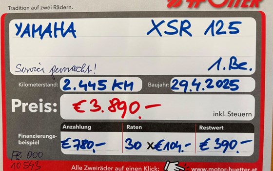 Gebrauchtmotorrad Yamaha XSR125 - Bild 14