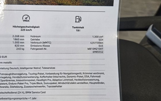 Neufahrzeug BMW R 1300 GS - Bild 14