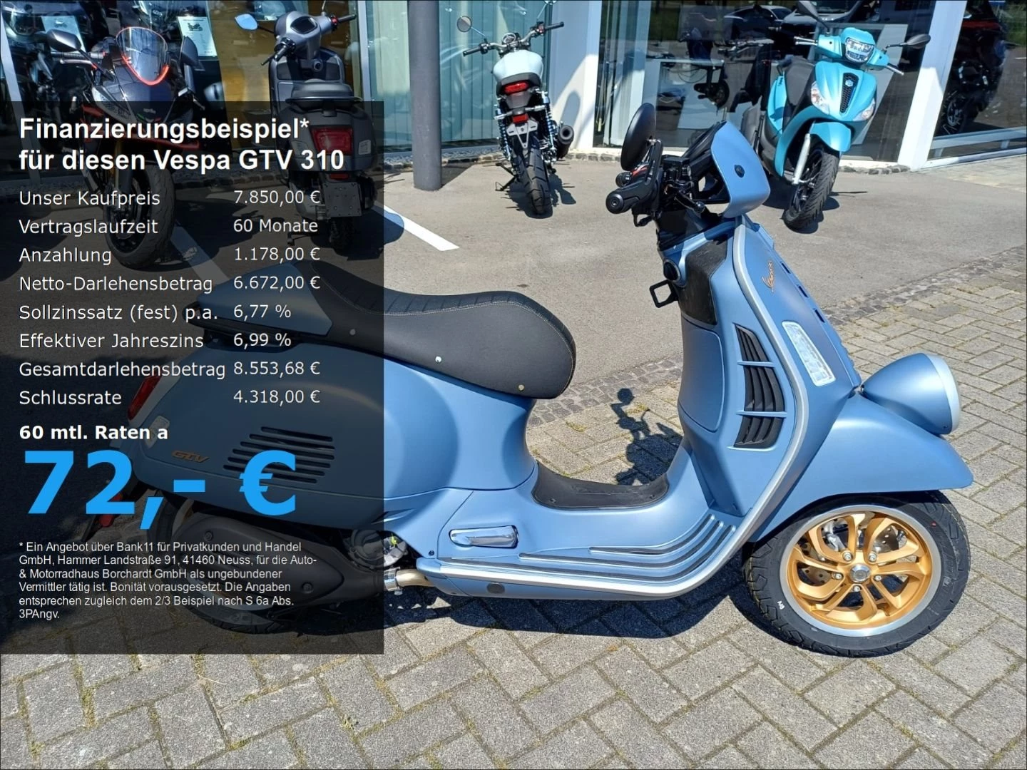 Vespa GTV 310 Officina 8