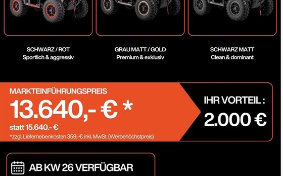 Neufahrzeug Loncin XWolf 1000L ABS EPS - Bild 13