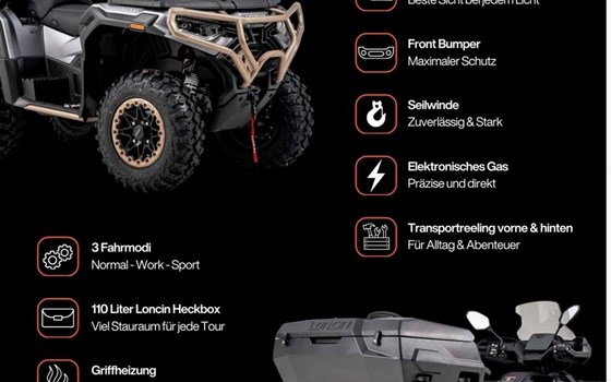 Neufahrzeug Loncin XWolf 1000L ABS EPS - Bild 14