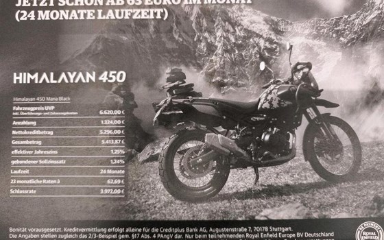 Neufahrzeug Royal Enfield Himalayan 450 - Bild 11