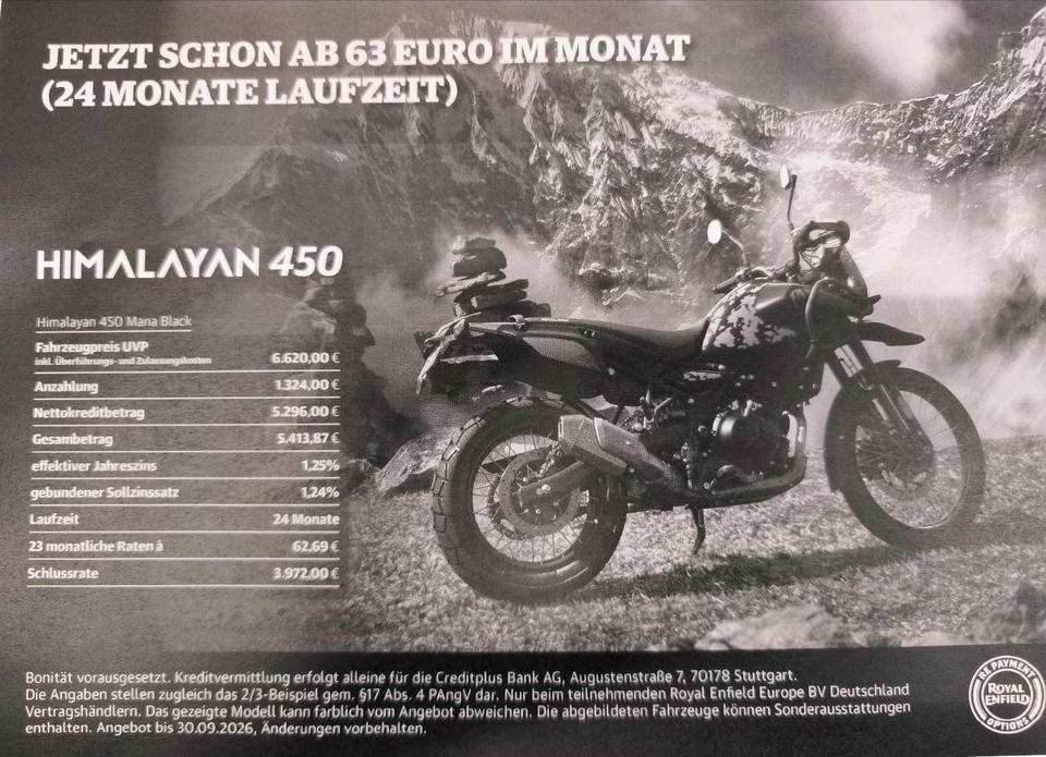 Angebot Royal Enfield Himalayan 450