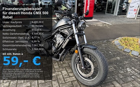 Gebrauchtmotorrad Honda CMX500 Rebel - Bild 1