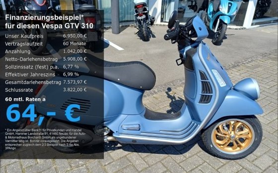 Neufahrzeug Vespa GTV 310 Officina 8 - Bild 1