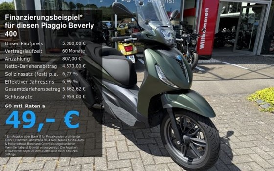 Gebrauchtmotorrad Piaggio Beverly 400 hpe - Bild 1