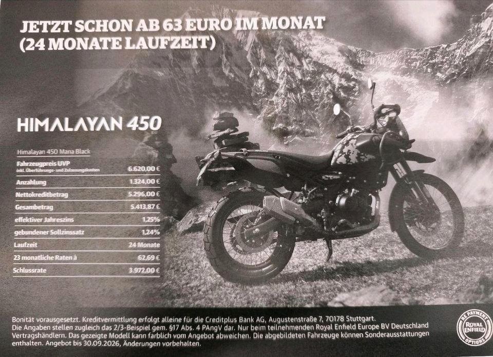Angebot Royal Enfield Himalayan 450
