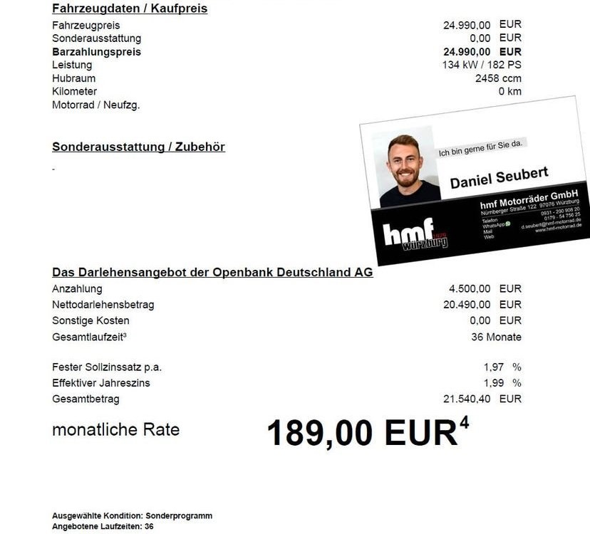 Angebot Triumph Rocket 3 Storm GT