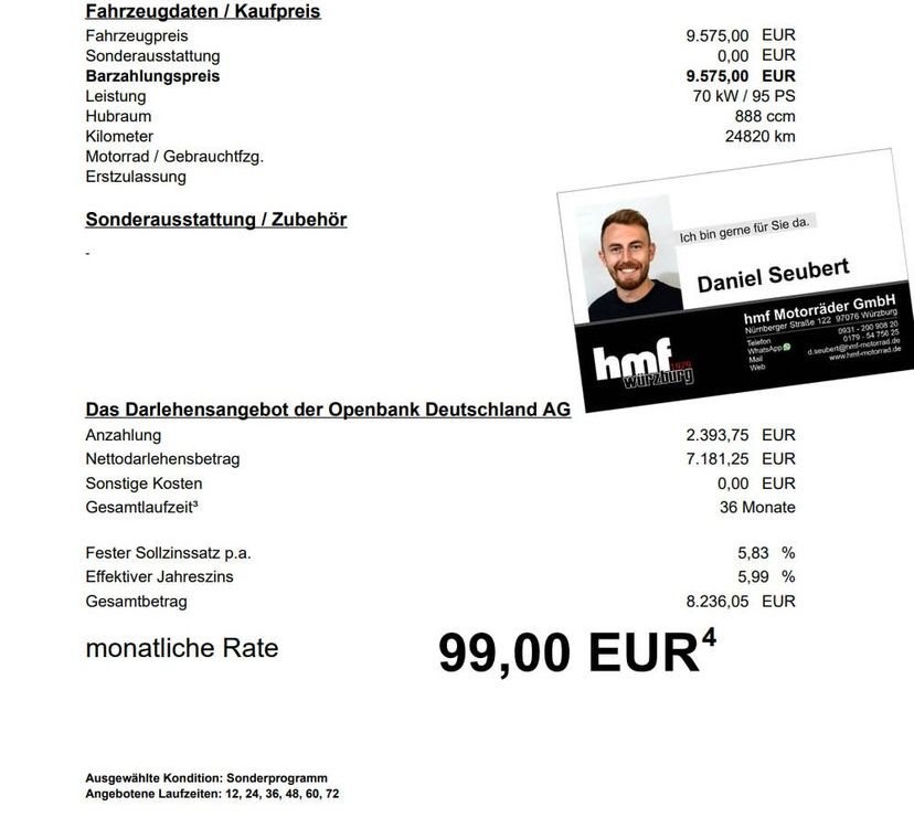 Angebot Triumph Tiger 900 GT