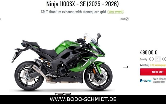 Neufahrzeug Kawasaki Ninja 1100SX SE - Bild 9