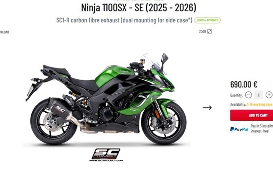 Neufahrzeug Kawasaki Ninja 1100SX - Bild 6