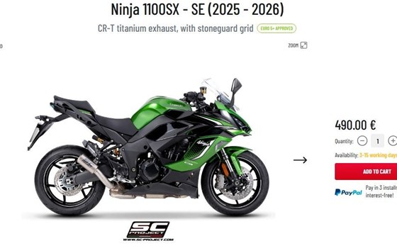 Neufahrzeug Kawasaki Ninja 1100SX - Bild 7